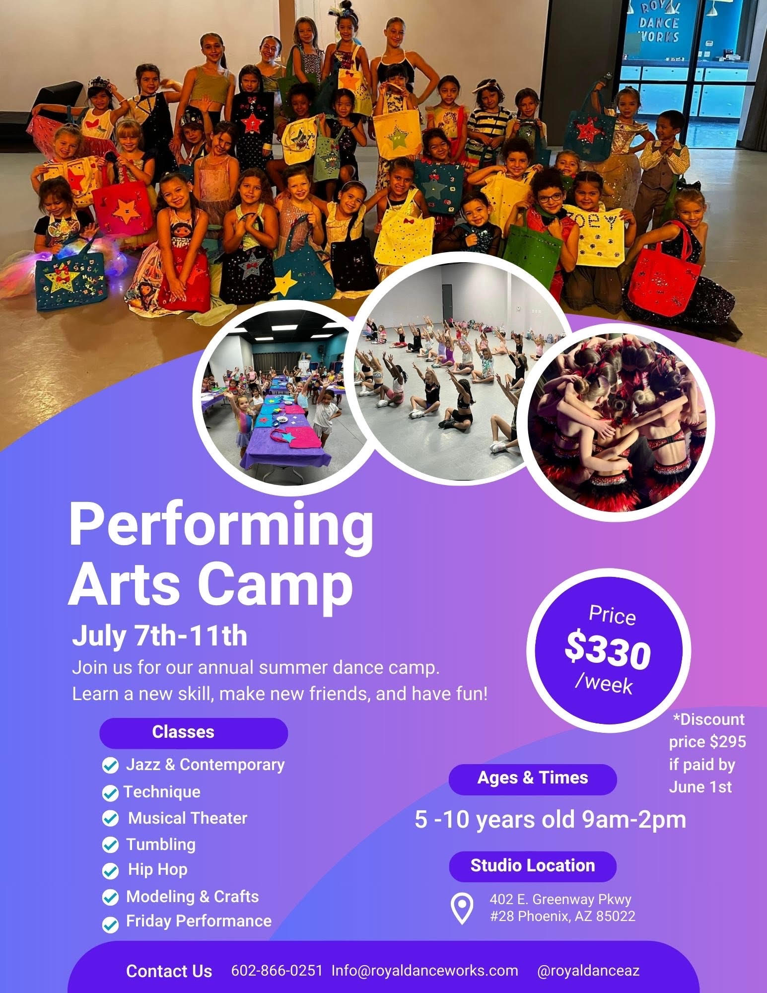 Performing Arts Camp 2025, Royal Dance Works